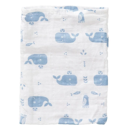 Fresk Myjki zestaw 3 szt. Wieloryb Blue fog