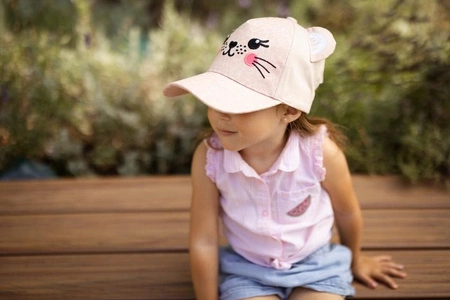 FlapJack Czapka z Daszkiem Dziecięca 3D Lampart UPF50+