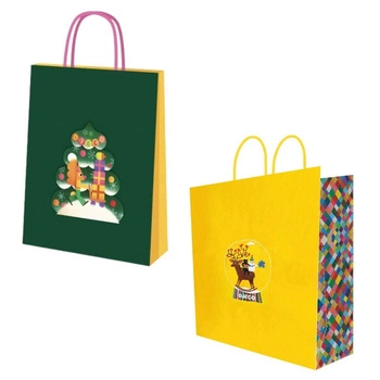 Torba papierowa świąteczna duża 32x12x40cm DJ05912