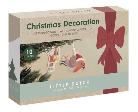 Little Dutch Drewniane zawieszki X-mas 125001