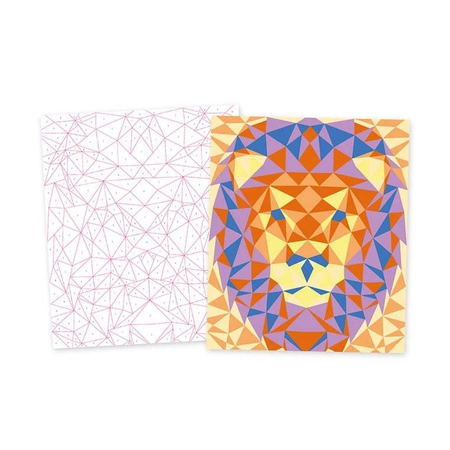 Zestaw kreatywny Piasek Zwierzęta z sawanny Misterix 7+, Janod