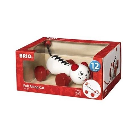 BRIO Zabawka do Ciągnięcia Kot