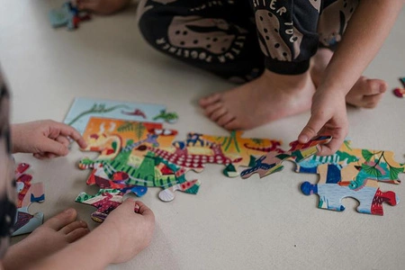 Mudpuppy Puzzle obserwacyjne Potężne dinozaury 64 elementy 4+