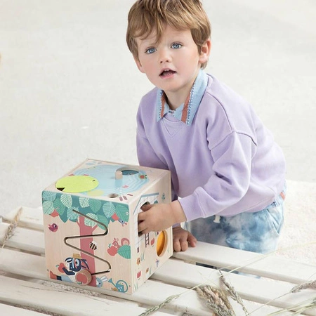 LILLIPUTIENS Drewniana kostka wielofunkcyjna Farma 12 m+