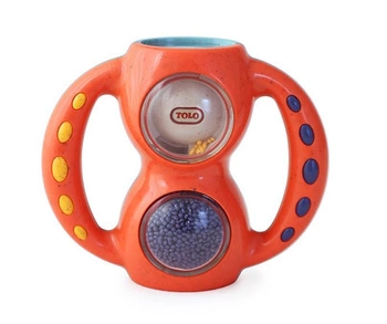 Magiczna grzechotka z lusterkiem TOLO Bio 6m+