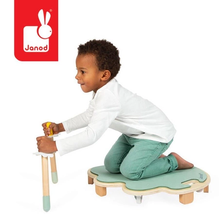 Deska na kółkach Liść Sweet Cocoon 4+, Janod