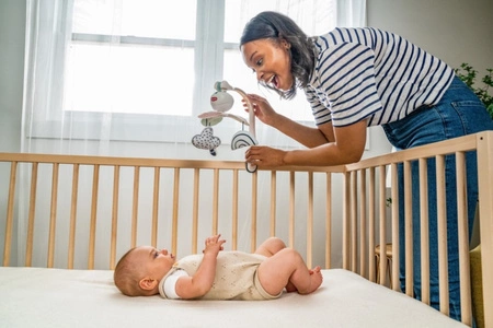 Karuzela podróżna kompaktowa Decor czarno-biała