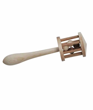 Drewniana Grzechotka Lelek