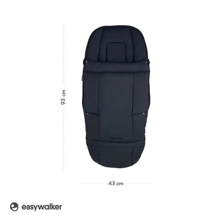 Easywalker Jimmey Śpiworek do wózka na zimę uniwersalny Indigo Blue