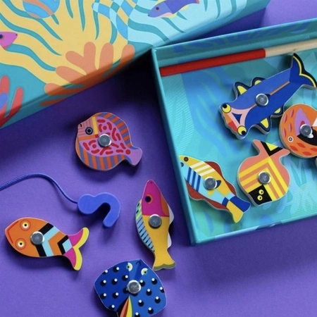 Gra drewniana WĘDKOWANIE OCEAN DJ01658