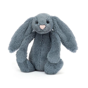 JellyCat Bashful królik dzinsowy 18cm