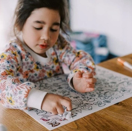 HeyDoodle Mata Silikonowa do Kolorowania A3 Cyferki - Królestwo