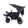 Childhome Wózek trzyosobowy Triplet Black