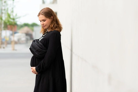 Childhome Nerka Banana Bag Pikowana Czarna