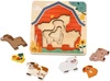 Puzzle warstwowe zwierzątka na farmie