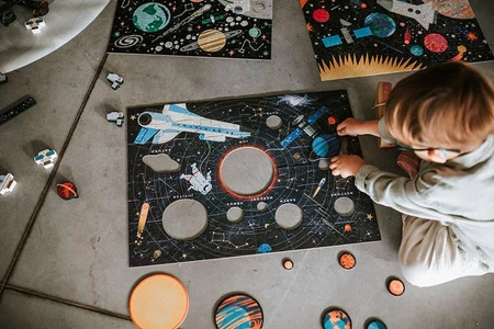 Mudpuppy Puzzle Układ Słoneczny z elementami w kształcie planet 5+