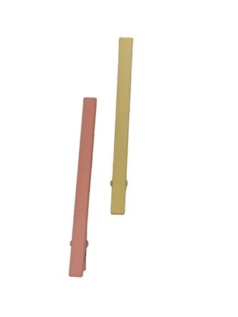 Spinki do włosów Cuty Clips Snails - Moon Rabbit Yellow-Pink