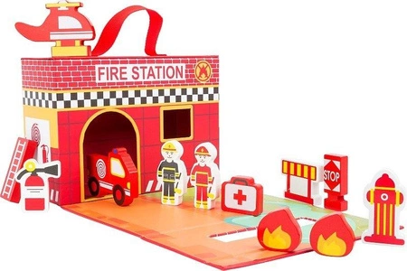 Zestaw dla dzieci Remiza strażaka Small foot