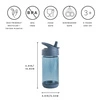 3 Sprouts Bidon dla Dziecka 350ml Recycled Blue