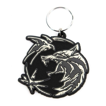 THE WITCHER (WOLF SWALLOW STAR) PVC KEYCHAIN