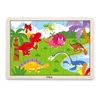 VIGA Drewniane Puzzle Dinozaury 24 Elementy