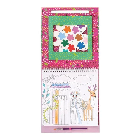 Bajkowy Świat Kolorowanki Maluj po Numerach z Farbkami