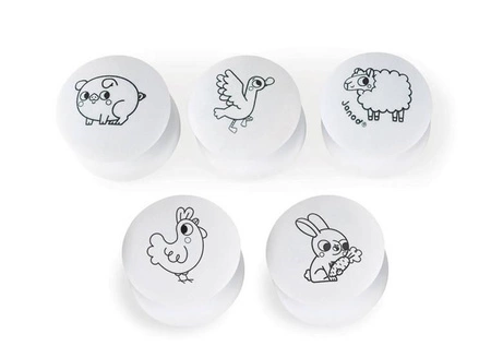 Zestaw kreatywny Stempelki Farma 18 m+, Janod KOLEKCJA 2022