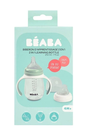 Beaba Butelka treningowa 2w1 tritanowa 210 ml Sage green