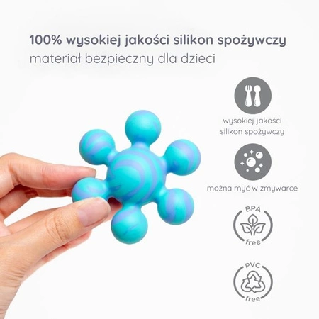 Ubbi Gryzaki Silikonowe 5 Zabawek do Łączenia