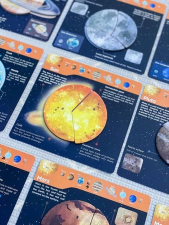 mierEdu Układanka magnetyczna - Kosmos ME099