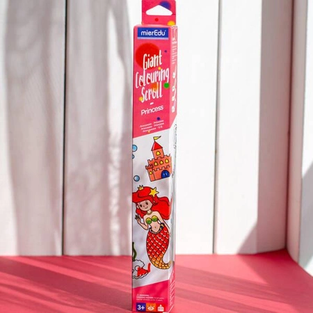 mierEdu Gigantyczna kolorowanka w rolce - Księżniczki ME247