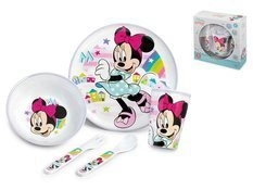 Zestaw naczyń dla dziecka myszka Minnie 6m+ LULABI
