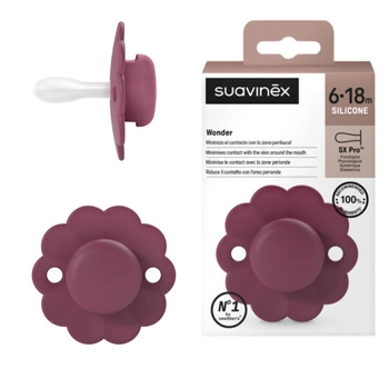 Suavinex Smoczek fizjologiczny sx pro wonder 6-18m viva magenta