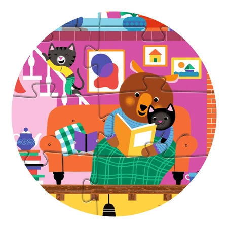 Puzzle gigant DOMEK MAŁYCH PRZYJACIÓŁ DJ07169