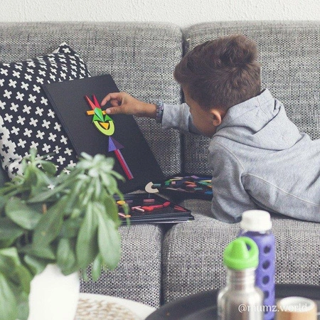 Tablica magnetyczna do układanek 30x30 cm, Grimm's