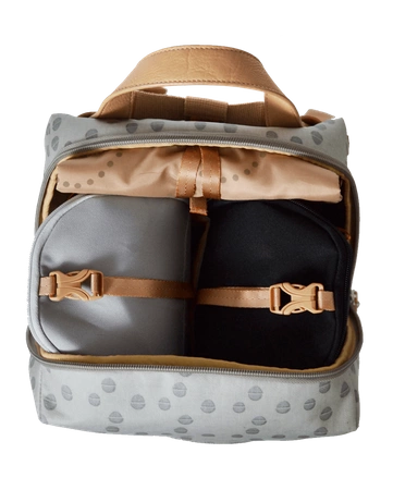 Plecak dla mamy Hartland ze skóry ekologicznej, PacaPod