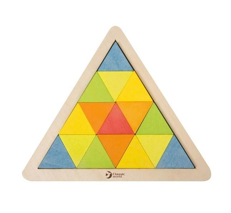 Układanka trójkąty Mozaika Klocki Classic World