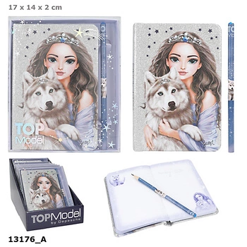 Notes z ołówkiem Top Model Wolf 13176A