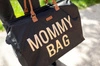 Childhome Torba Mommy Bag Czarno-Złota