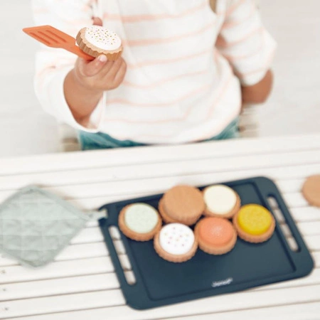 Janod Drewniany zestaw do pieczenia ciasteczek 21 el. Shiny Grandma 3+