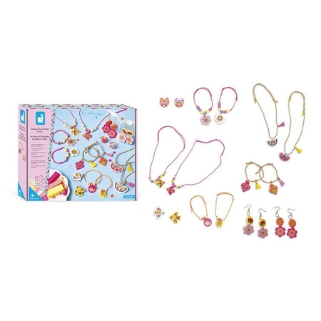 Janod Zestaw kreatywny do tworzenia biżuterii dla przyjaciółek Klejnoty przyjaźni 8+