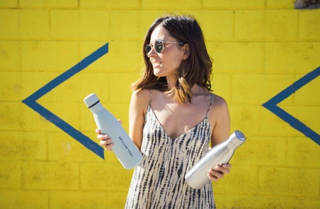 Cool Bottles Butelka termiczna 350 ml Triple cool Metallic Silver