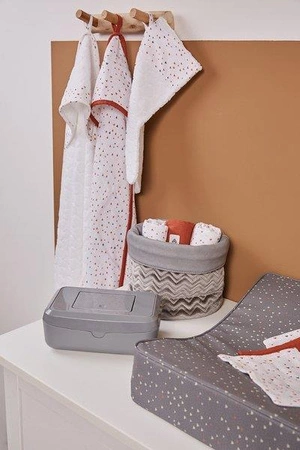 bébé-jou Śliniak z długim rękawem Hearts 3058061