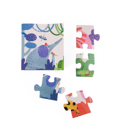 Puzzle kartonowe DŻUNGLA 70x15cm 679440