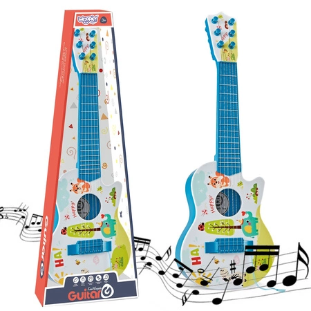 WOOPIE Gitara Akustyczna dla Dzieci Niebieska 55 cm