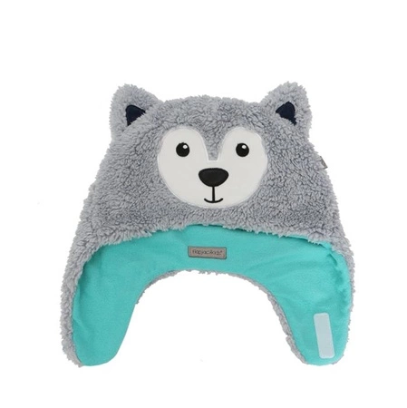 FlapJack Dwustronna Czapka Zimowa Wilk/Narciarz M