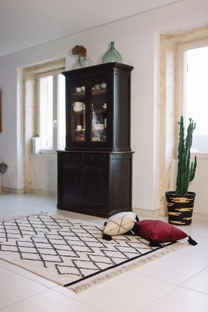 Lorena Canals Poduszka Bereber Burgundy