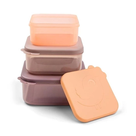 Done by Deer Zestaw Pojemników 3 szt Deer Friends Powder