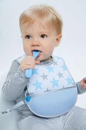 Silikonowe łyżeczki 2 szt., różowo-fioletowe, b.box