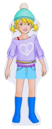 Lalka w zestawie z magnesami, Zosia lubi się przebierać, 58531-goki, zabawki dla dziewczyn